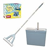 YORK Wischmopp Bodenwischer Easy mit Saugstarker PVA Schwamm - 34cm | Bodenwischen ohne nasse,...