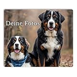 Naispand Personalisiertes Mauspad mit Foto & Text Bedruckt - 24 x 20 cm - Mousepad zum selbst...
