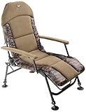 NECO Carp Angelstuhl 84716 – Verstellbarer Karpfenstuhl mit Liegefunktion, Stahlrahmen,...
