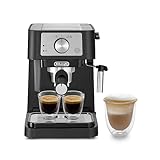 De'Longhi Stilosa EC 260.BK – traditionelle Siebträgermaschine inkl. Tamper, Espressomaschine mit...