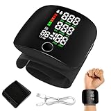 Blood Pressure Monitor, Digital Handgelenk Blutdruckmessgerät mit Lcd-Bildschirm, 99x2...
