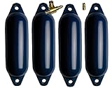 MOTIVEX Fenderset 4 Bootsfender (Navyblau, 45)