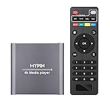 MYPIN HDMI Multimedia Player, 4K@30Hz Digital Media Player HDMI/AV-Ausgang PPT MKV AVI RMVB RM für...