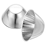 Zerodeko 2 Stück LED Lichtreflektorbecher für Taschenlampe Reflektor mit Lampenschirmring...