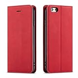 QLTYPRI Hülle für iPhone SE 2022 5G/iPhone SE 2020/iPhone 8/iPhone 7, Premium Dünne Ledertasche...