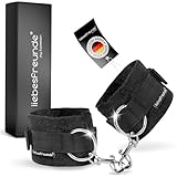 Liebesfreunde® Handschellen für sinnliche Sexspiele - Bondage Fesseln Sex Spielzeug für Paare,...