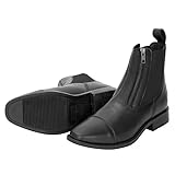 Jodhpur Stiefel mit Reißverschluss, Unisex, Reitstiefelette START Shift (Schwarz, EU...
