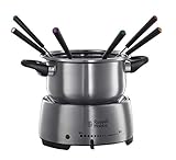 Russell Hobbs elektrisch Set [Käsefondue, Schokofondue oder Öl-/Brühe-Fondue] Fiesta (inkl. 6...