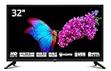 DYON Enter 32 Pro X2 80 cm (32 Zoll) Fernseher (Triple Tuner (DVB-C/-S2/-T2), Hotelmodus, USB-Media...