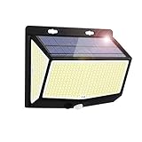 Solarleuchte für den Außenbereich mit 3 Modi, wasserdichtes Gartenlicht mit Bewegungsmelder,...