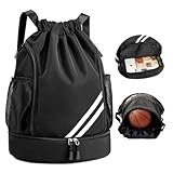 Mode Sport Rucksäcke Fußball Tasche Große Kapazität Sport Rucksäcke Große Kapazität Kordelzug...