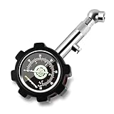 ATsafepro Reifendruckprüfer Geeicht 4Bar 60Psi, Analog Auto Luftdruckprüfer ANSI B40.1 genau mit...