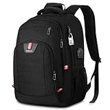 MOMUVO Rucksack Herren,Rucksack Schule Laptop Rucksack Schulrucksack Jungen Teenager mit 17.3 Zoll...