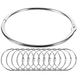 Cabilock 12 Stück Teiliges Metallbuchbinderinge Robuste Wiederverwendbare Ringbuchringe für...