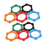 Toyvian 10 Stück Teiliges Mikrofon Antirutsch Ring Bunte Rutschschutzringe für Mikrofone für Ktv...