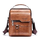Hjkiopc Umhängetasche Herren Schultertasch Crossbody Handytasche Messenger Bag Herrentasche Shulder...