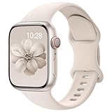 Yoohoo Kompatibel mit Apple Watch Armband 41mm 40mm 42mm 46mm 45mm 44mm 38mm 49mm,Weiches Silikon...