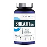 Shilajit original Himalaya 1000mg - Shilajit kapseln Himalaya - Vitamin B6-100% Vegan - Hergestellt...