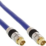 InLine 89947P S-VHS Kabel, PREMIUM, vergoldete Stecker, 4pol mini DIN Stecker / Stecker, 0,5m