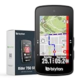 Bryton Rider 750SE 2,8 Zoll Farb-LCD-Touchscreen-GPS-Fahrradcomputer Offline-EU-Karte, kompatibel...