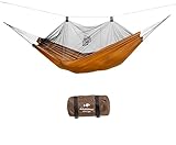 AMAZONAS Ultra-Light Hängematte Moskito Traveller PRO 450 g 220cm x 140cm Packmaß 22,5 x 9cm bis...