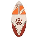 Board Masters VW Collection - Volkswagen Skimboard Echtholz (104 cm) Unisex mit T1 Bulli Bus Design...