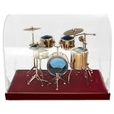 SETLNORA Miniatur-Jazz-Schlagzeug-Modell, Mini-Trommelbecken-Musikinstrumentenmodell