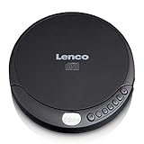 Lenco CD-010 - Tragbarer CD-Player Walkman - Diskman - CD Walkman - Mit Kopfhörern und Micro USB...
