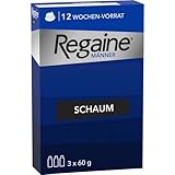 REGAINE Männer Schaum: 3-Monatspackung mit 50 mg/g Minoxidil, stoppt erblich bedingten Haarausfall...