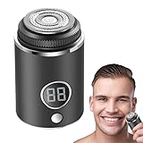 Ylnailky Mini Elektrorasierer für Männer - Wiederaufladbarer Rasierer Nass Trocken Barttrimmer -...