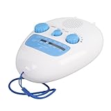 Haofy Spritzwassergeschütztes Duschradio mit AM-FM-Empfang Notfall-Radio-Lautsprecher Drehbarer...