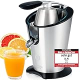 Balter ZP-02 Zitruspresse elektrisch, Orangenpresse, Zitronenpresse, 250 Watt Motor,...