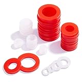 Litorange 190 PCS Gemischte Silikonringe Dichtungsscheiben, Hergestellt aus weichem Silikon (bessere...