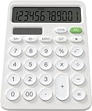 GUYUCOM Taschenrechner Groß Tasten, 12-Digit Taschenrechner Klein mit großem Display für Schule,...