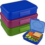 My-goodbuy24 Butterbrotdose Brotdose | 3er Set | Lunchbox für Kinder & Erwachsene - Perfekt für...