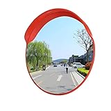 BAFAFA Straßenspiegel-Beobachtungsspiegel mit Totem Winkel, konvexer Sicherheits-Panoramaspiegel...