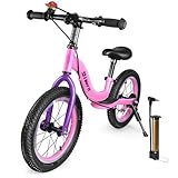 I BUY IT 16 Zoll Laufrad ab 4 5 6 7 Jahre Jungen Mädchen, Verstellbares Kinder Laufräder mit...