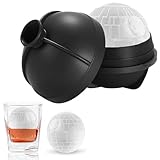 Eiswürfelform Star Wars Todesstern Ball Eiswürfelform 7 cm Runde Silikon Eiskugelform für Whiskey...