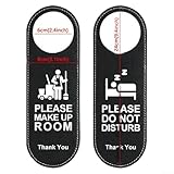 Türschild für 'Do Not Disturb', Reinigungs- und Make-up-Raumetikett, geeignet für Hotel, Bar,...