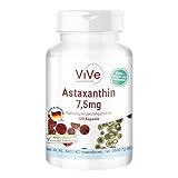 Astaxanthin 7,5 mg - 120 Kapseln - Carotinoid - mikroverkapselt in Beadlets - hochdosiert und vegan...