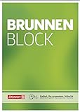 Brunnen 1052726 Briefblock / Schreibblock / Der Brunnen Block (A4, blanko, 50 Blatt, 70 g/m²)