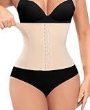 JoyGirl Damen Shapewear Korsett Bauchweg Body Shaper Waist Trainer Corset Shapewear Formend Stark...