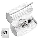 2 Stück Schuhwaschbeutel Waschmaschine,CNMTCCO Wiederverwendbar Reißverschluss Plüsch...