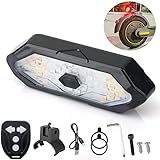 FXINRUIA E Scooter Blinker,LED Scooter Blinker/Rücklicht mit Funkfernbedienung Kompatibel mit...