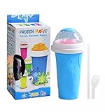 Slushy Maker Frozen Magic with Straw Spoon Slush Ice Maker Cup Slush Ice Make Your Own Cleaning...
