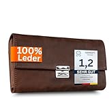 Kellner Geldbörse aus echtem Rindsleder – robuste Kellnerbörse für Gastronomie & Service |...