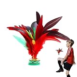 Naqqios Hühnerfeder-Federball – Kick-Federball, Chinesischer Jianzi, Bunter Feder-Federball,...