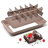 joeji's Kitchen Brownie Backform Pfanne - Rechteckige Backform 31cm x 20 cm - Antihaft mit 18...