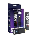 GREVA Android TV Stick 4K Ultra HD-Streaming-Gerät, Neuestes Android 14.0 TV-Stick Box 2 GB 16 GB...