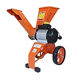 Forest Master Garten Holzhacker 4 PS Direktantrieb 2800 W Elektromotor Holzhackmaschine hackt Äste...